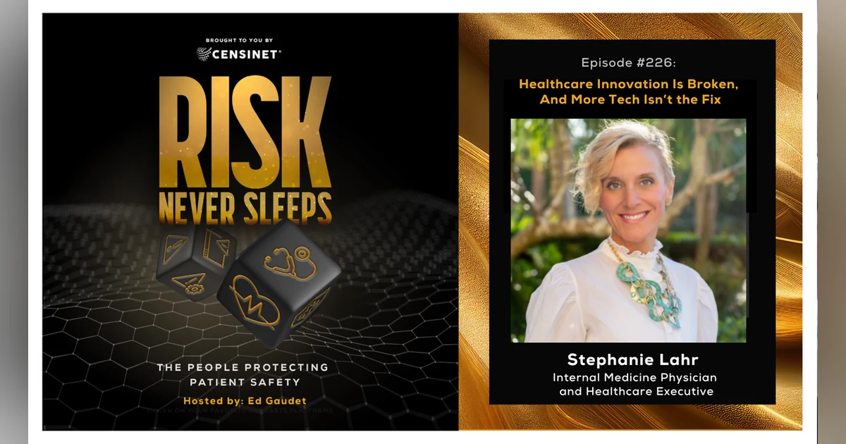 Episode #226. Healthcare Innovation Is Broken, And More Tech Isn’t the Fix, with Stephanie Lahr