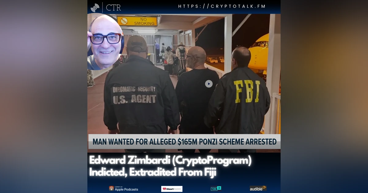 Edward Zimbardi (CryptoProgram) Indicted For Crypto Ponzi, Extradited From Fiji