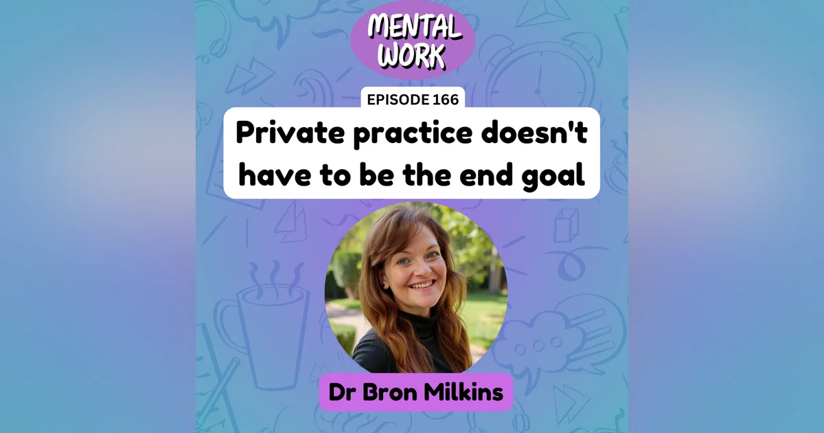 Private practice doesn't have to be the end goal (Solo)