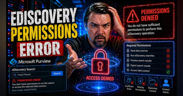 image for eDiscovery Permissions Errors