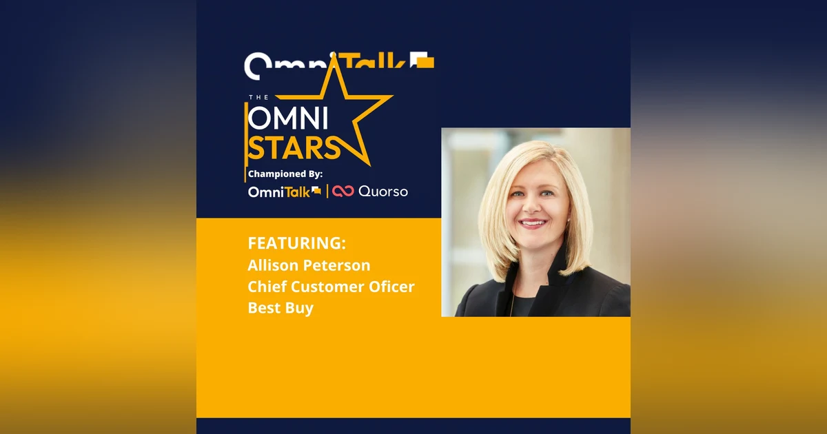 2022 OmniStars Spotlight | Allison Peterson Best Buy EVP & Chief Customer Officer
