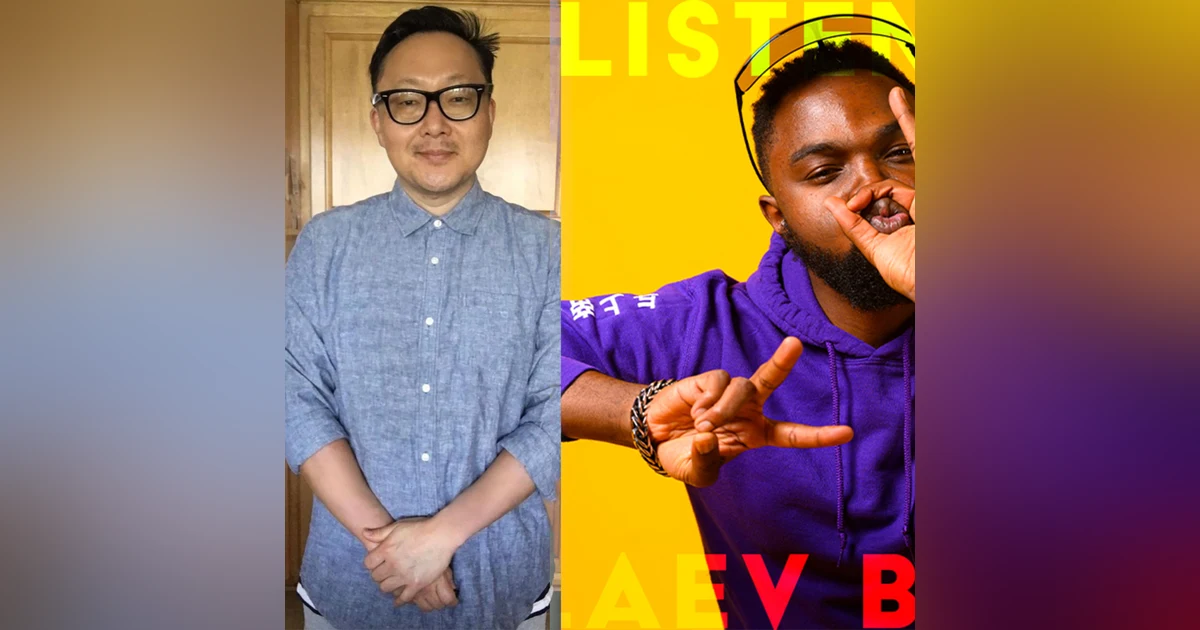 (A.G.E) Clubhouse App: Flaev Beatz catching up with @jinwooyu -060