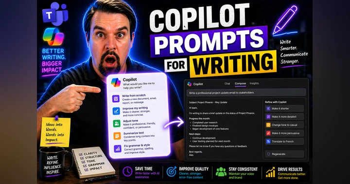 image for Copilot Prompts for Writing