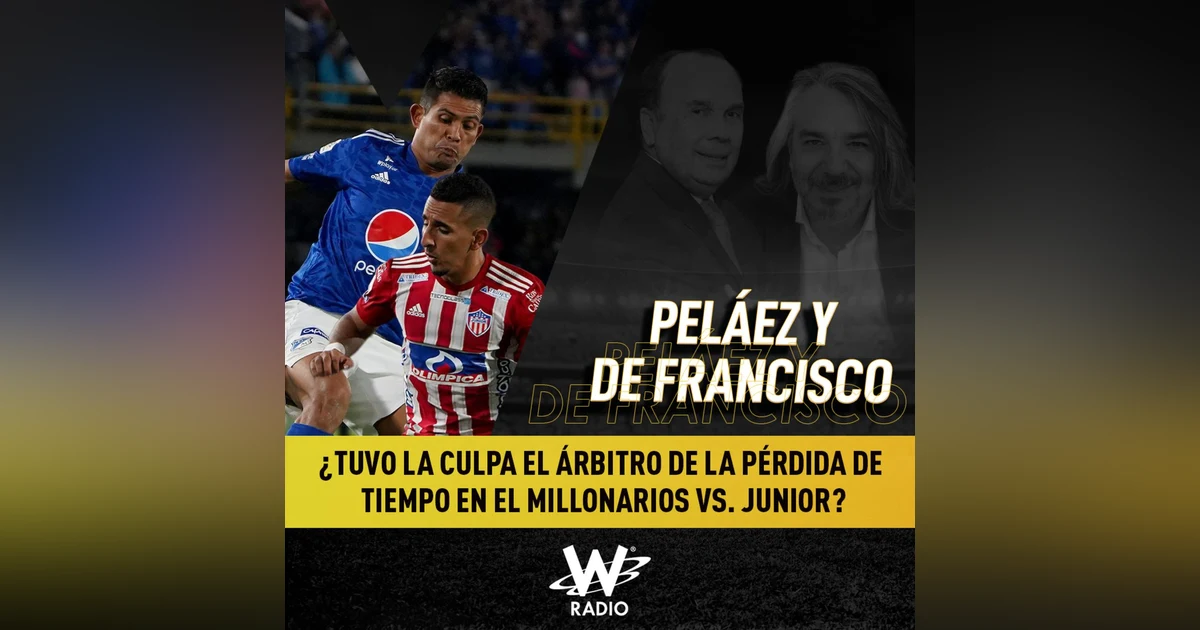 ¿Tuvo la culpa el árbitro de la pérdida de tiempo en el Millonarios vs. Junior?