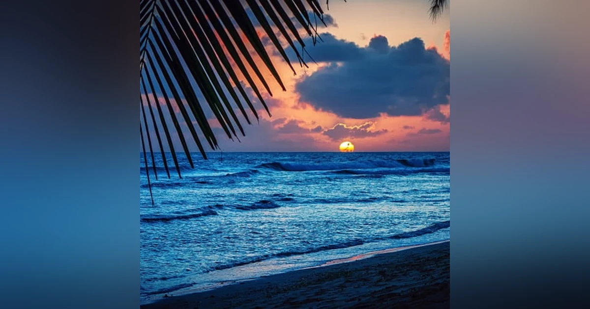 Mar caribe, sonido de olas del mar. Para relajarse, estudiar y dormir profundamente.