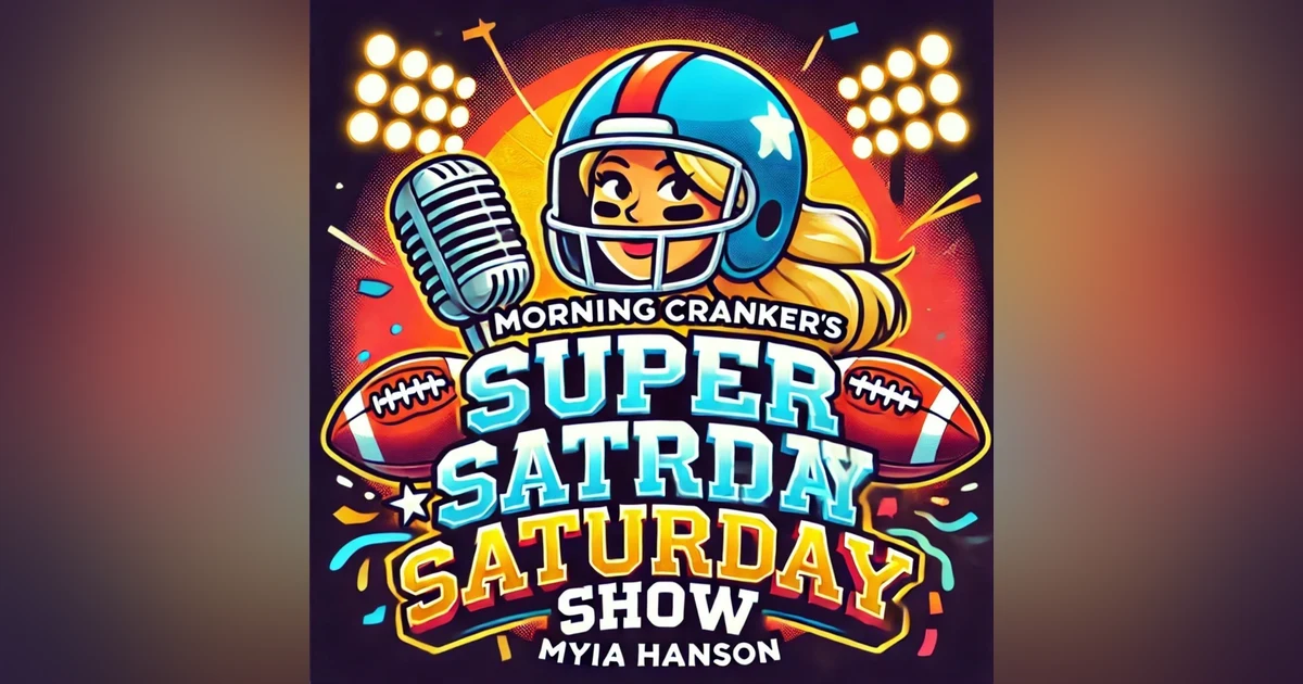 Morning Crankers Super Saturday Show – Special Guest Myia Hanson & Super Bowl Talk! 🏈🤣