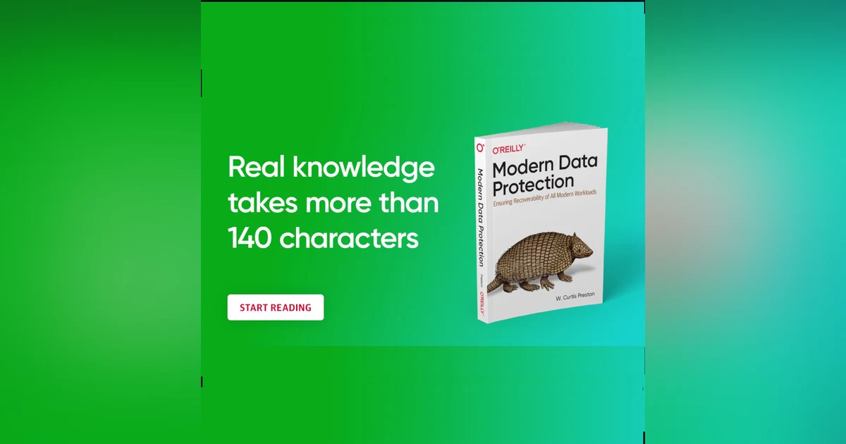 Why you need a copy of Modern Data Protection