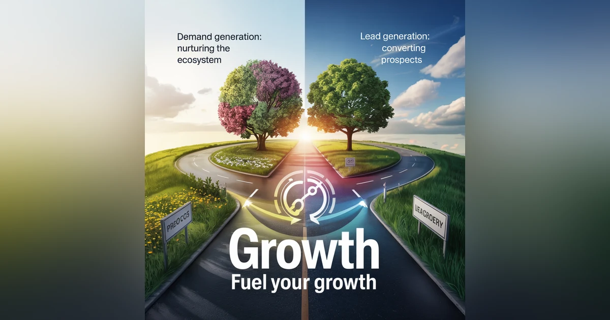demand generation vs lead generation 📥 for evergreen 🌳 online growth with Favour Obasi-ike 🔊