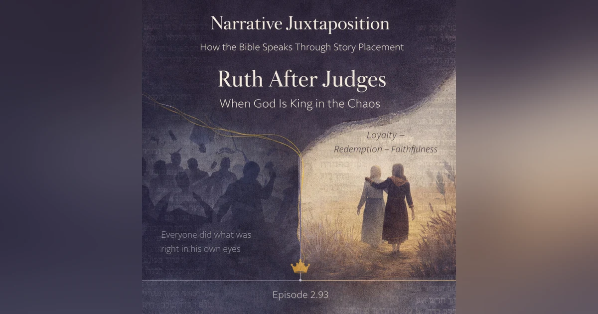 Ruth After Judges: When God Is King in the Chaos