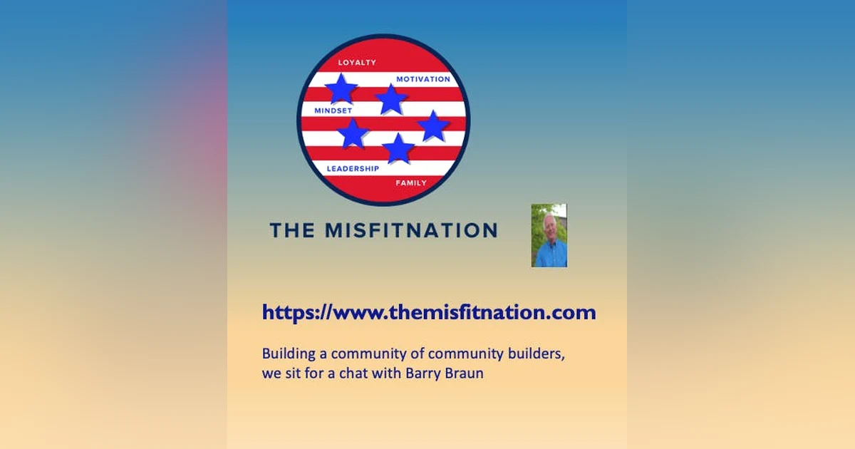Building a community of community builders, we sit for a chat with Barry Braun.