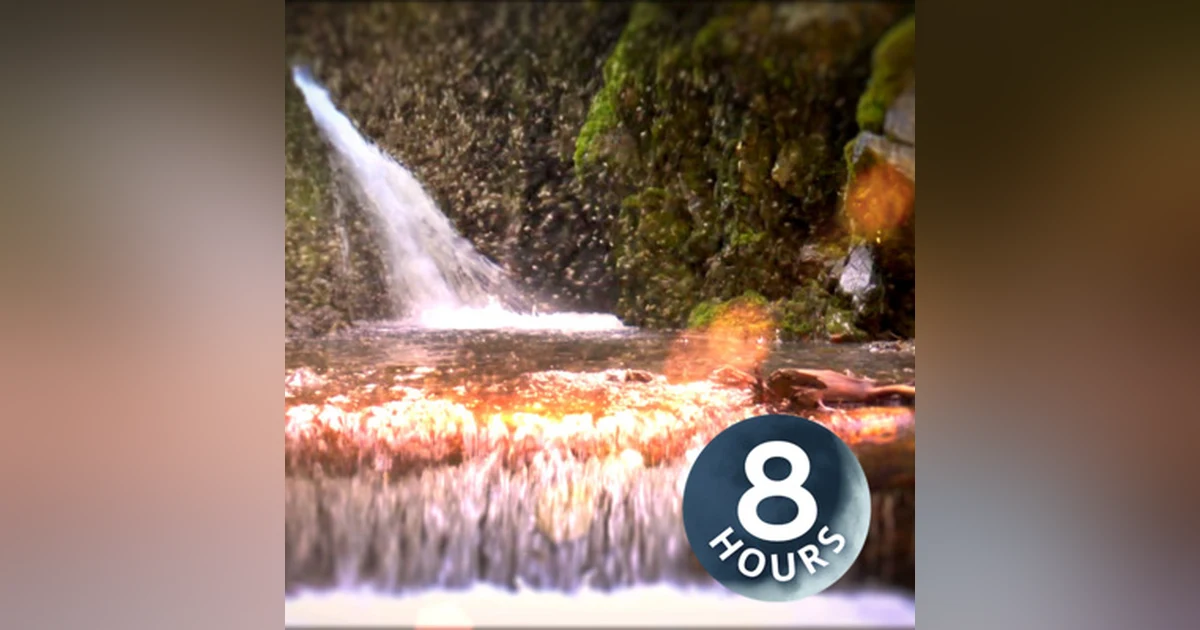 Waterfall White Noise for Focus, Studying or Relaxation 8 Hours