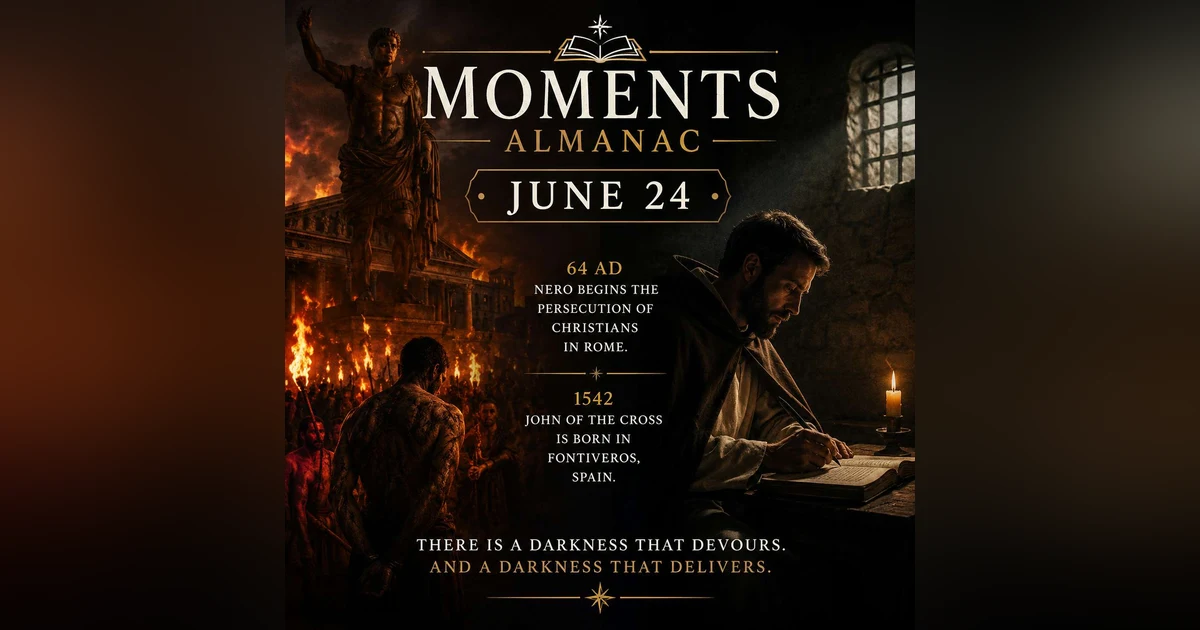 June 24, 2026 | Moments Almanac | Dark