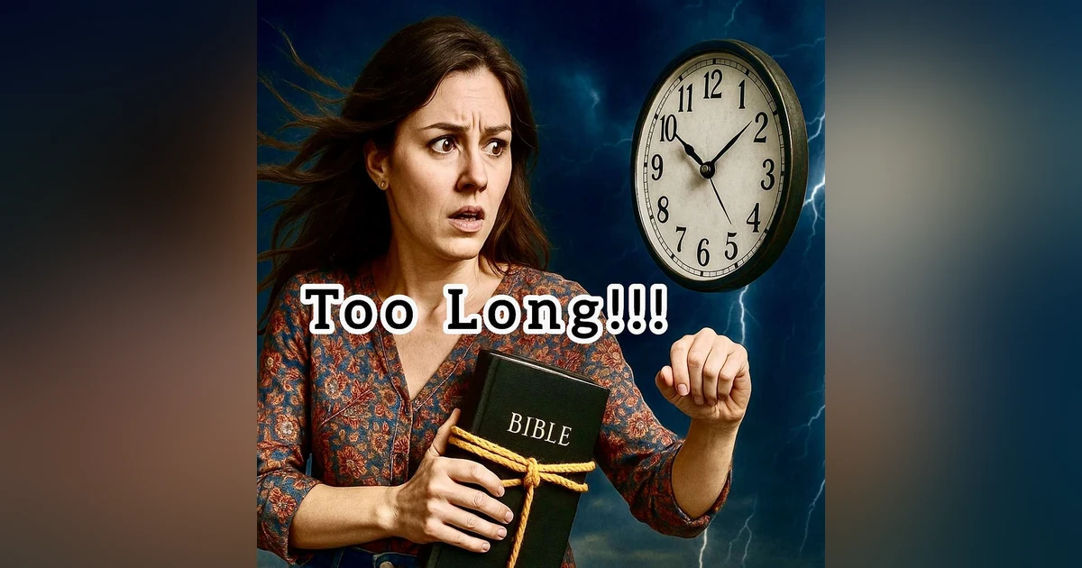 Too Long!  Too Detailed!  Shallow Teaching vs Lasting Truth!