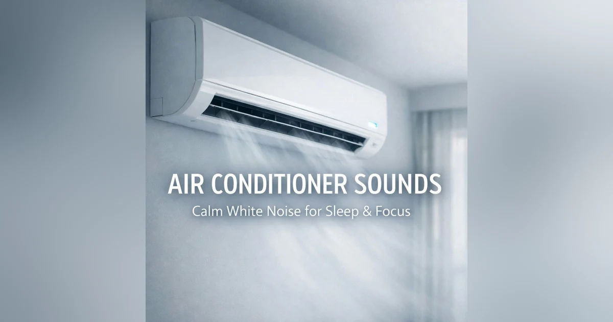 Air Conditioner Sounds | Calm White Noise for Sleep & Focus