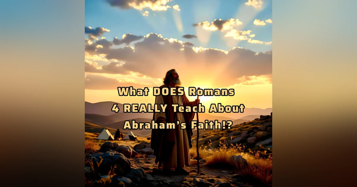 EP 20  What Does Romans 4 REALLY Teach About Abraham’s Faith?