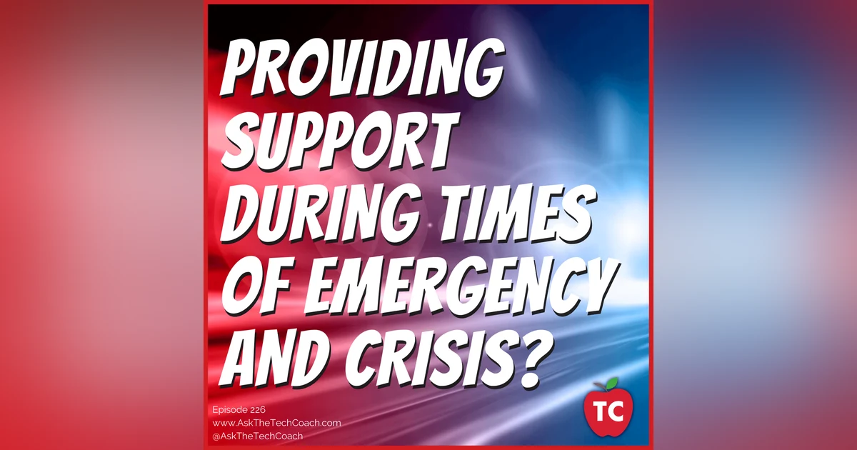 How can Instructional Coaches Support Our Districts in Times of Crisis and Emergency?