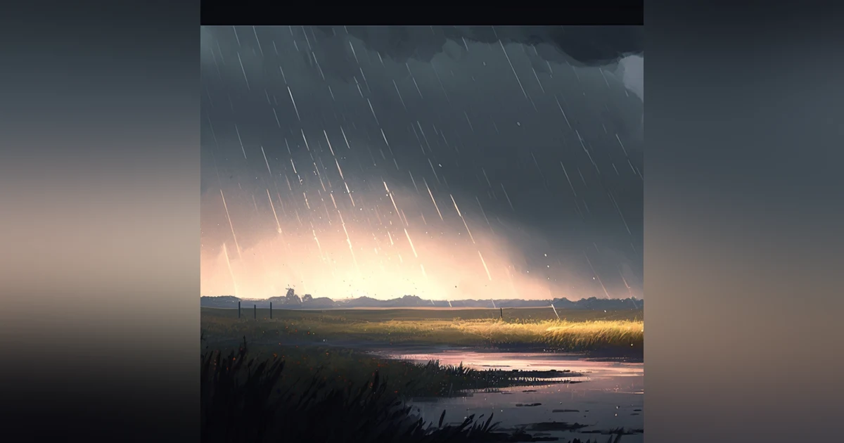 Listening to the gentle rain sounds will make you feel at peace!