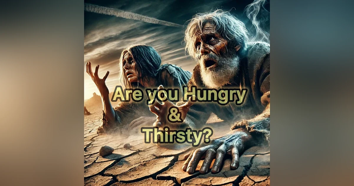 Jesus Said What?!  The LUCKY Hungry and Thirsty?!  Oh Merciful!