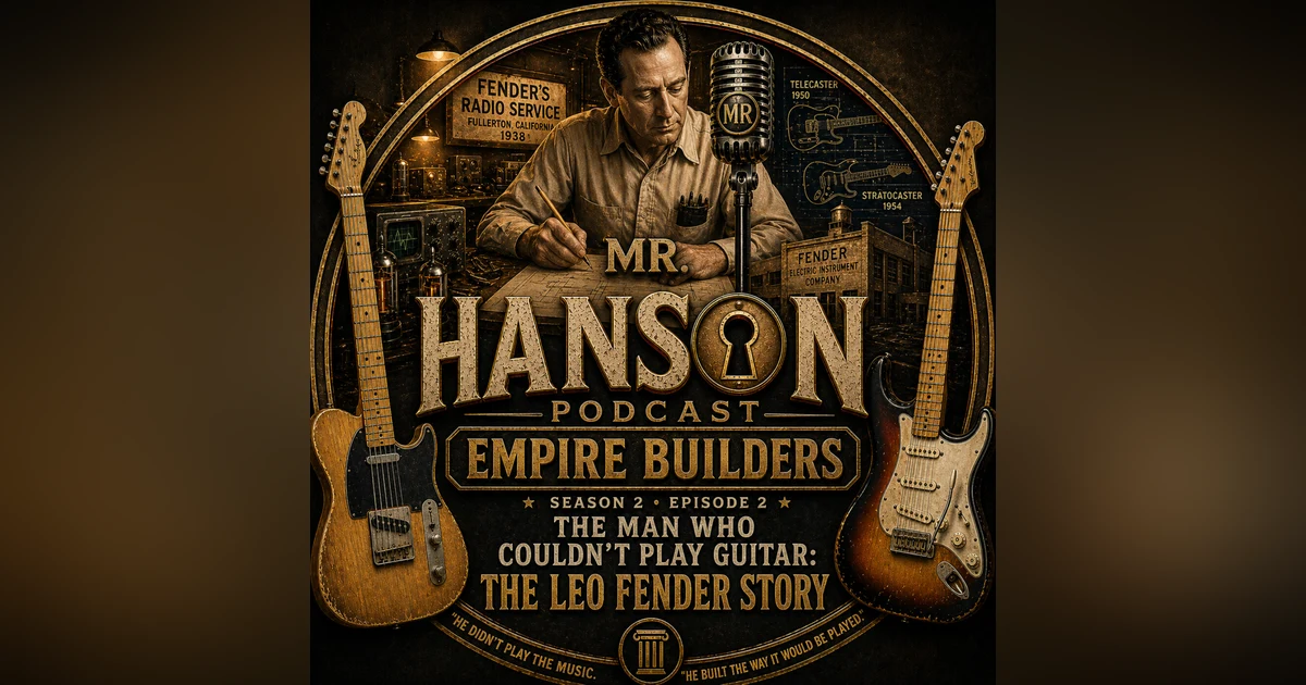 S E1: "The Man Who Couldn't Play Guitar: The Rise of Leo Fender"