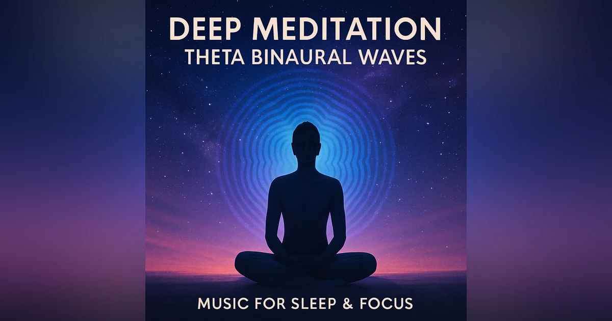 Deep Meditation Theta Binaural Waves Music For Sleep & Focus