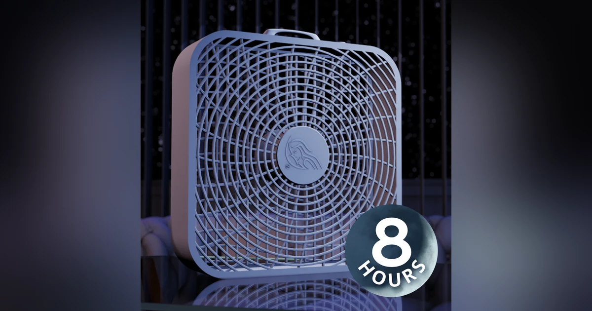 Box Fan White Noise for Sleep, Relaxation or Studying | 8 Hours