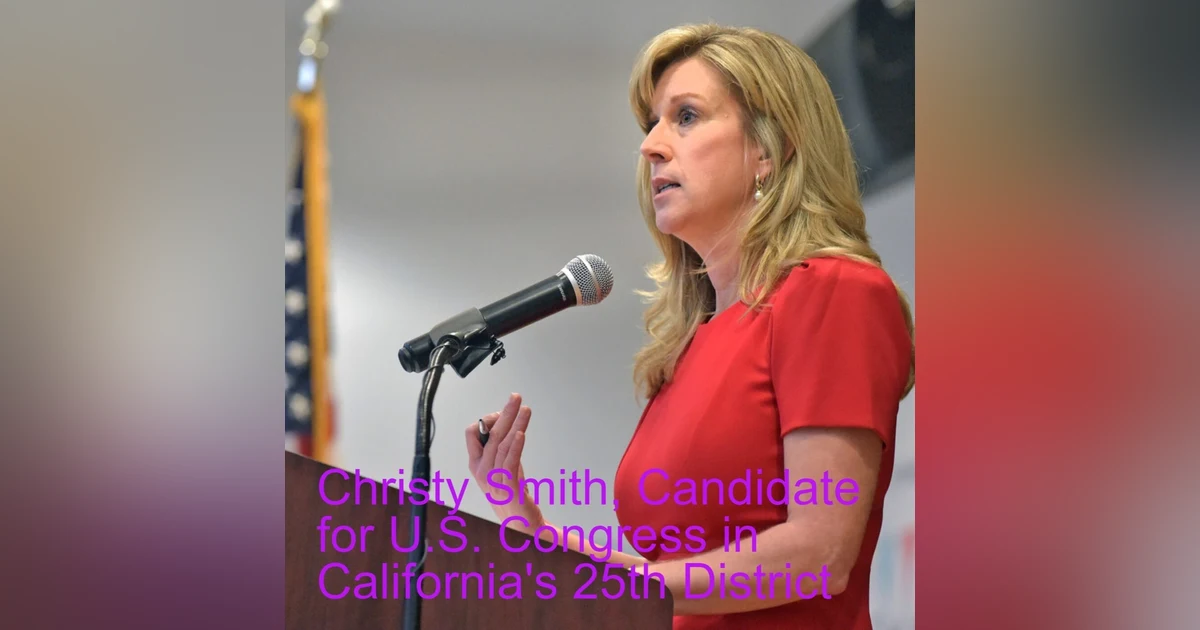 Christy Smith, Candidate for U.S. Congress in California's 25th District