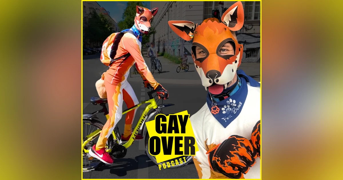 S13#14 Ich bin Fuchs 🦊 – Puppy & Pet Play: Auf dem Fahrrad durch Berlin | GAY OVER