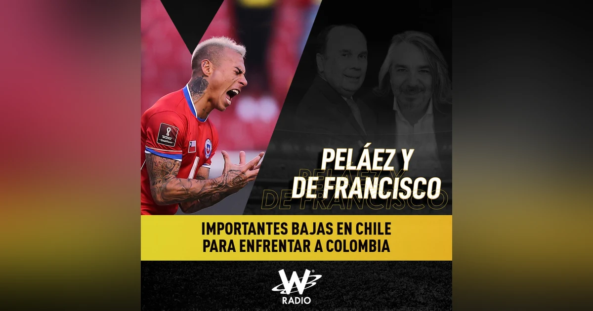 Chile y sus bajas para el partido con Colombia