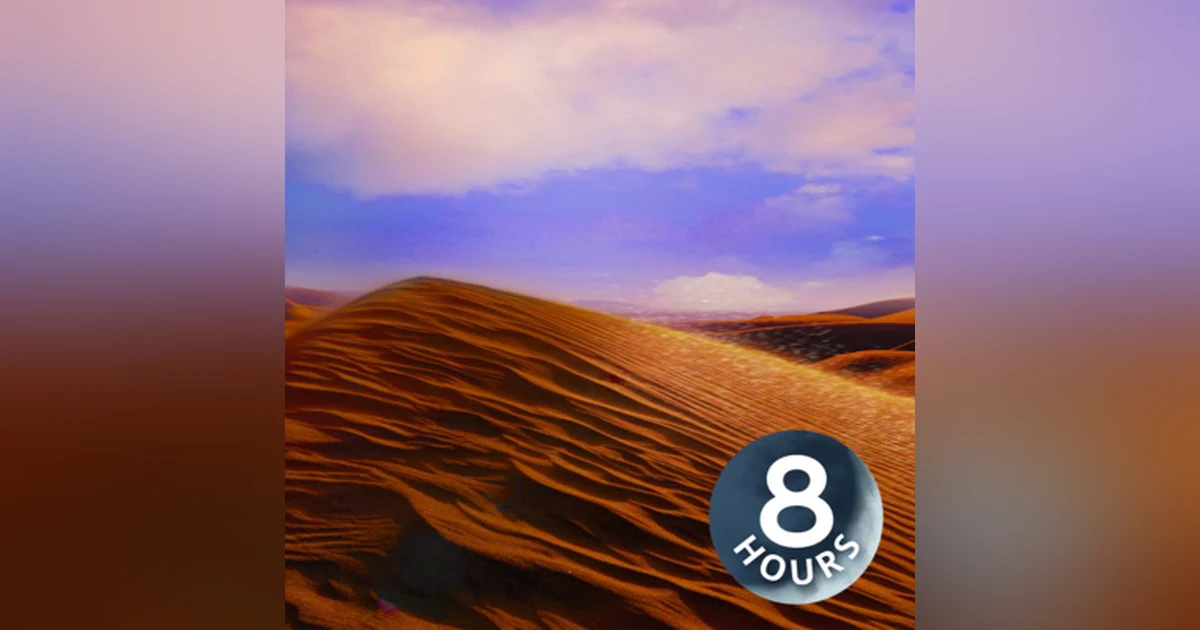 Desert Wind Storm Sounds 8 Hours I White Noise for Sleeping or Studying