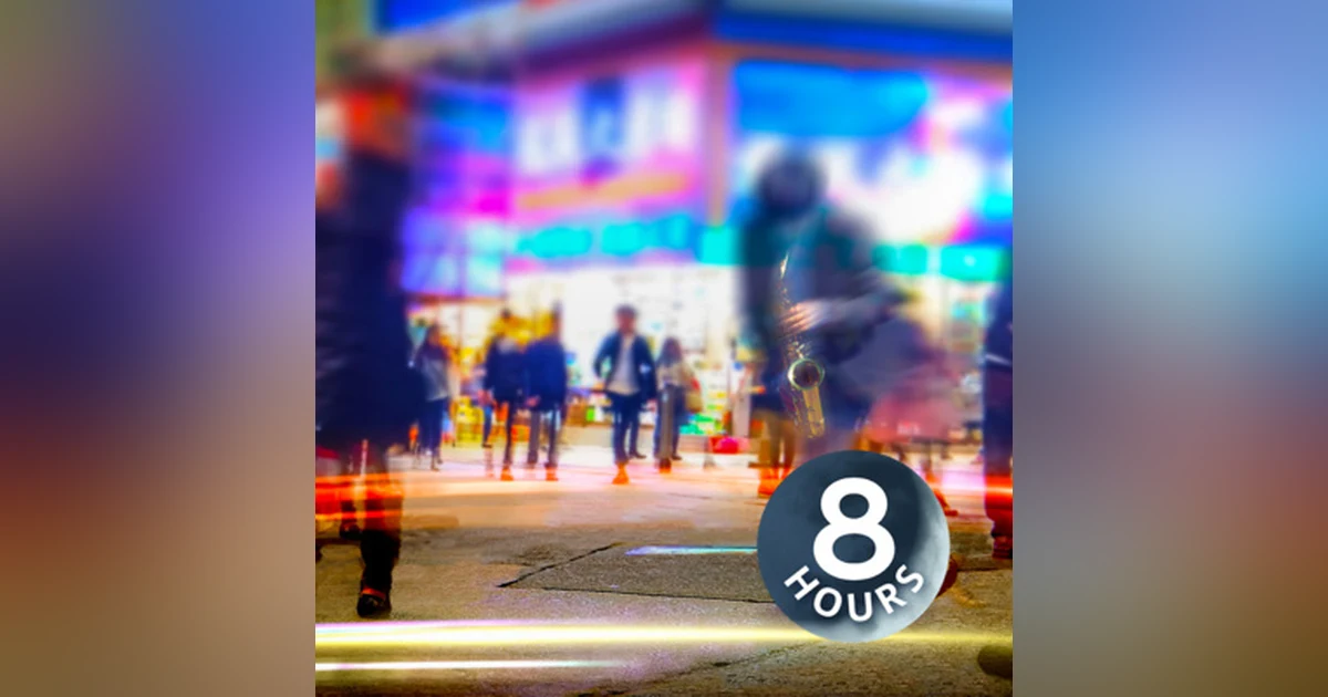 City Sounds White Noise 8 Hours | Soothing Soundscape for Focus while Working
