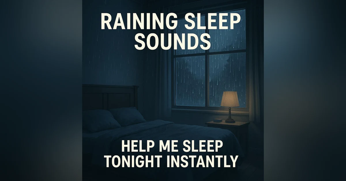 Raining Sleep Sounds | Help Me Sleep Tonight Instantly