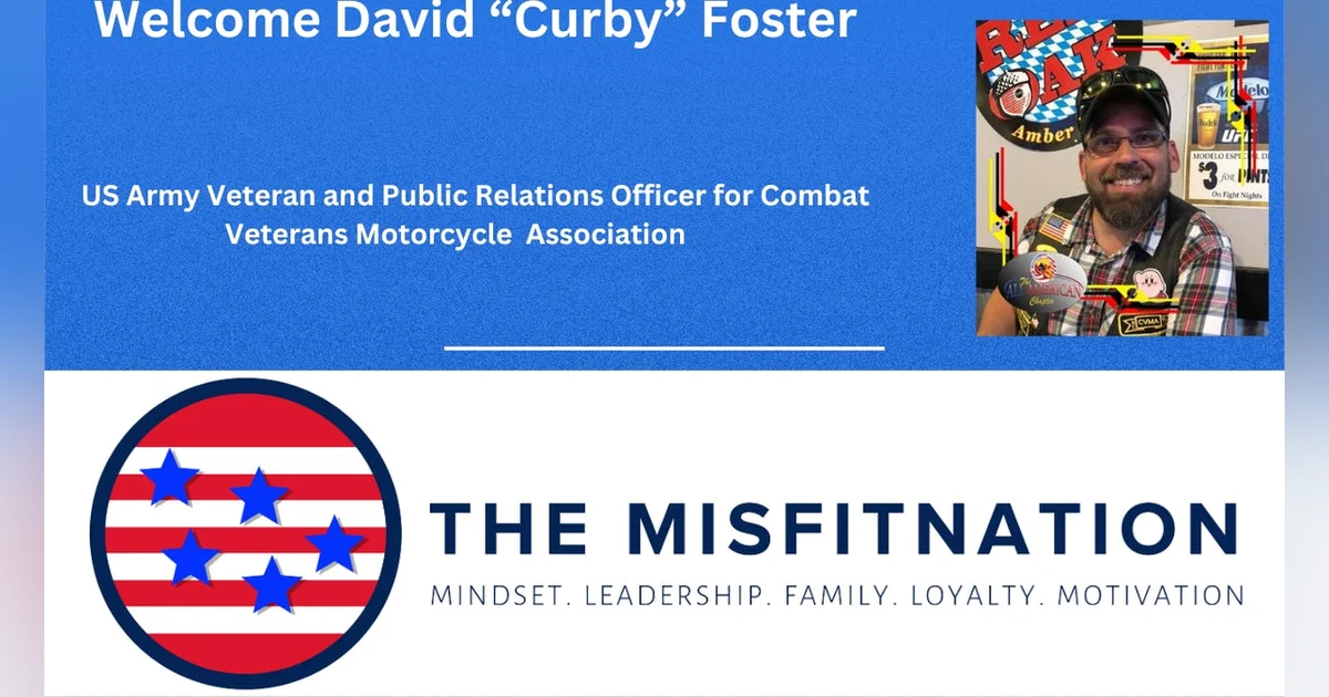 Combat to Community: David "Curby" Foster’s Mission with the Combat Veterans Motorcycle Association
