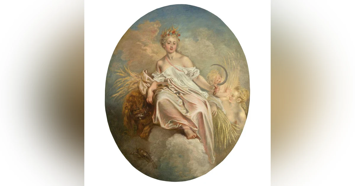 Ceres (Summer) by Antoine Watteau