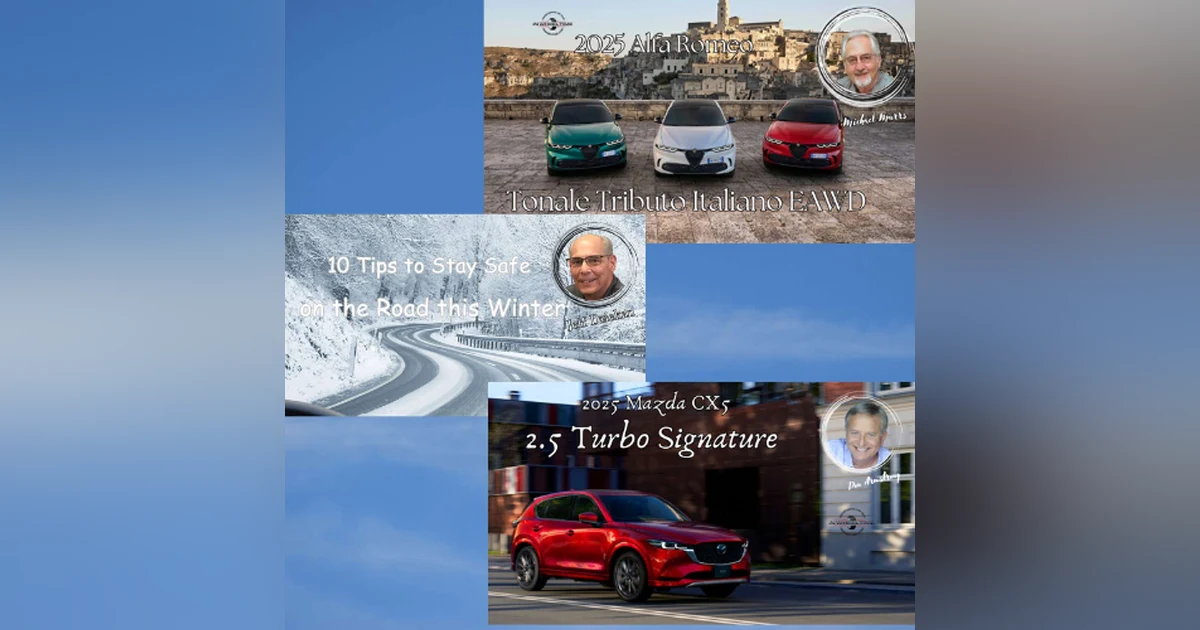 Exploring Luxury SUVs: the Mazda CX-5, the Alpha Romeo Tonale, and Winter Driving Tips!
