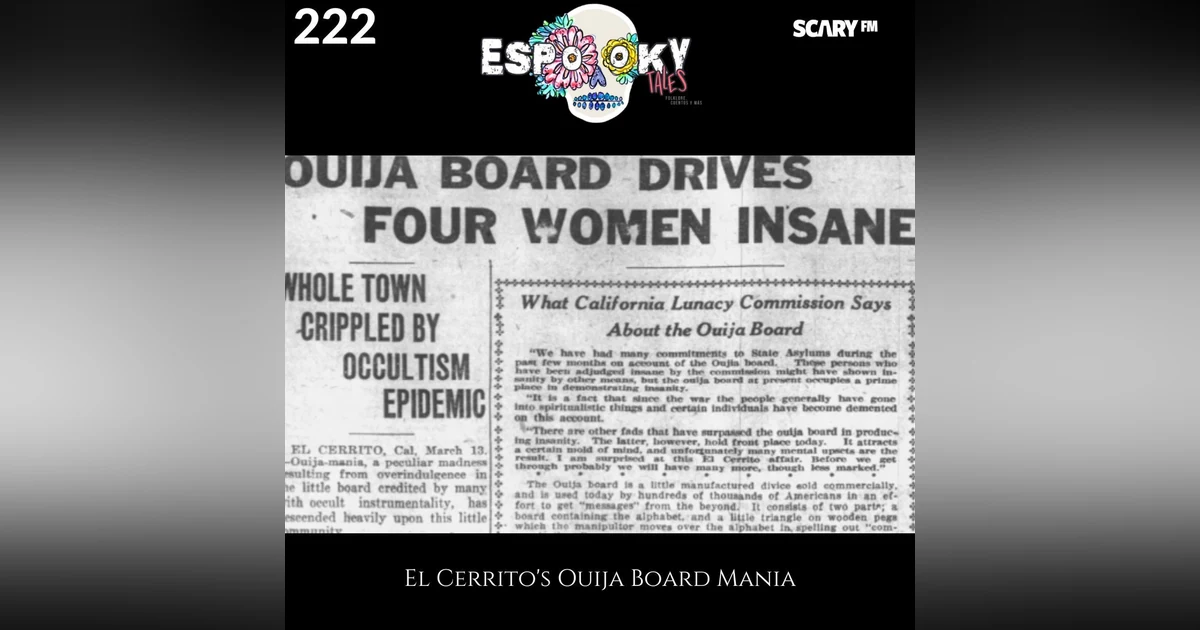 El Cerrito's Ouija Board Mania