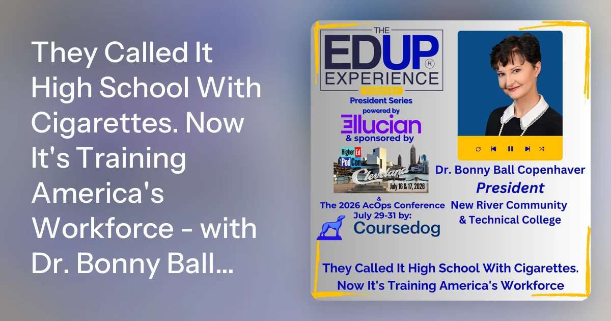 From High School to Workforce Training