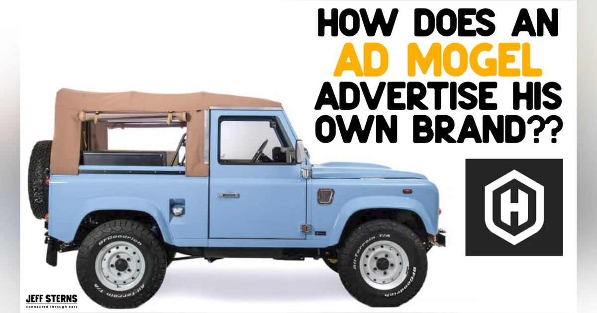 What does the ad man do for his own brand?!?