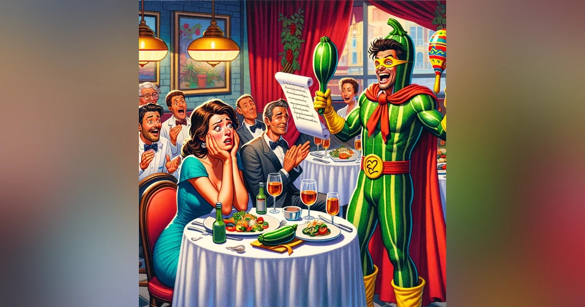 Captain Zucchini: Sandra's Unforgettable First Date