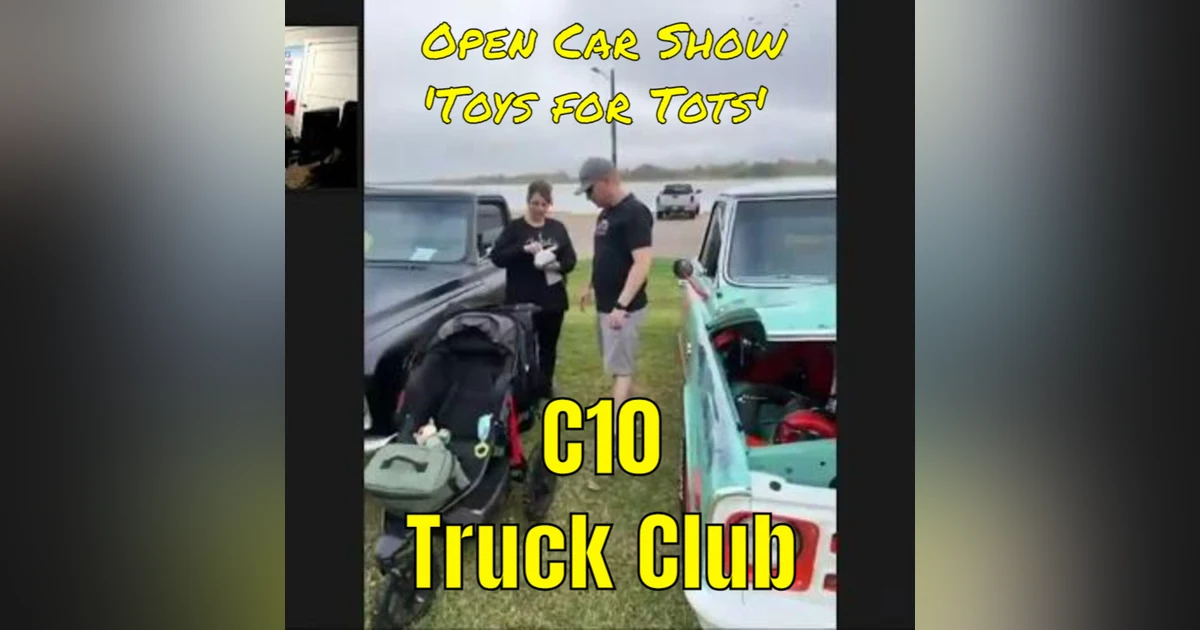 The C10 Toys for Tots drive is on and we have 'This Week In Auto History'.