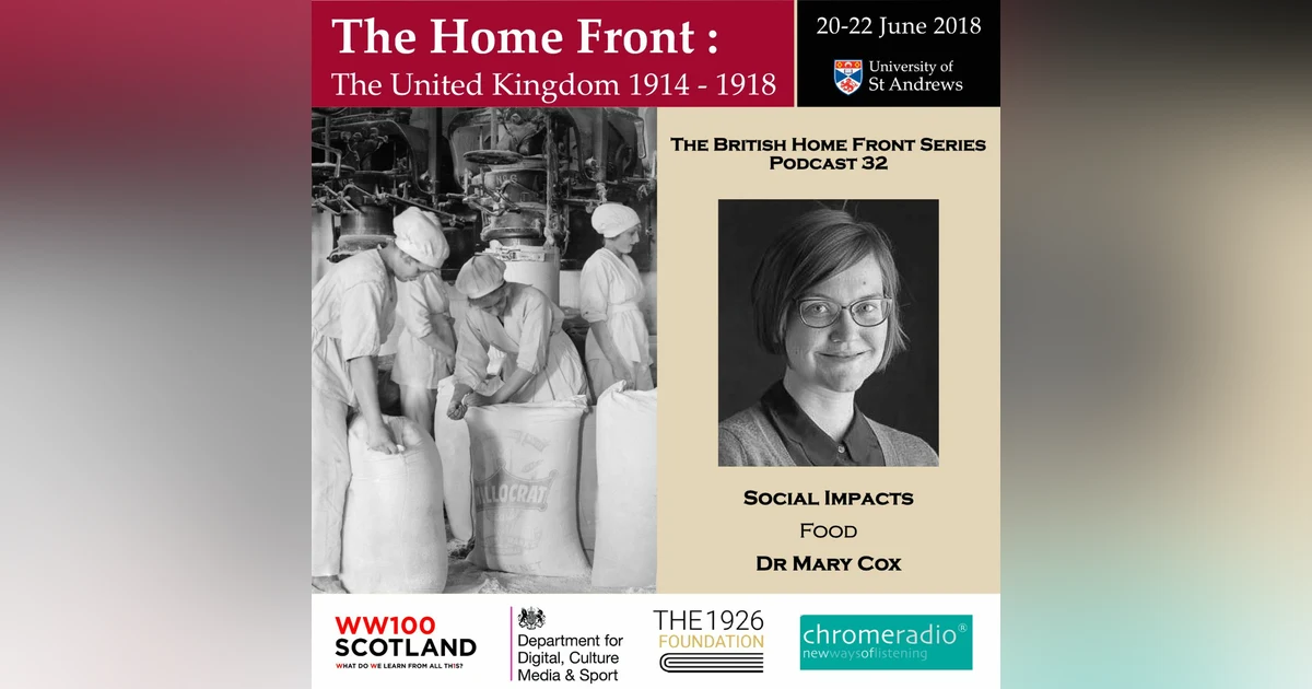 THE BRITISH HOME FRONT 32 | Food - Mary Cox