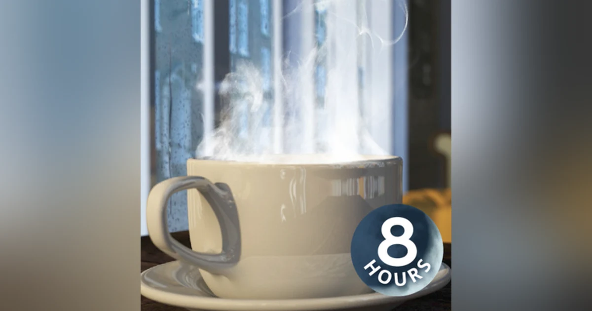 Rain Sounds at Coffee Shop 8 Hours | White Noise Ambience for Studying, Focus