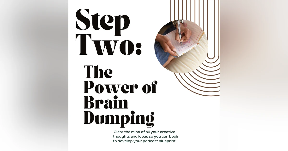 How to Start a Podcast Series: Step Two: Brain Dump - The Creative Process [129]