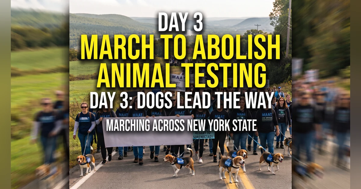 DAY 3: March 2 End Animal Tests