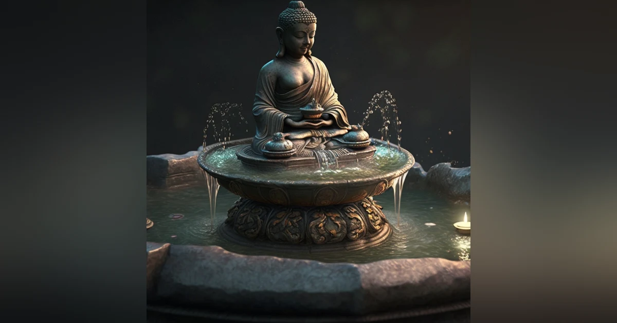 Water Fountain Sounds Relaxing