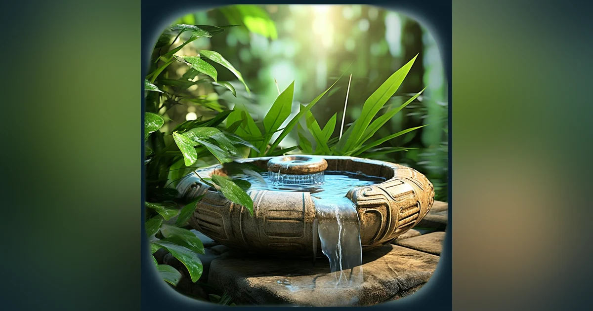 Soothing Water Fountain Sounds and Bamboo White Noise: Your Gateway to Relaxation