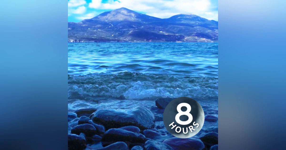 Ocean Waves for Sleeping, Focus or Studying 8 hours | Water Sounds White Noise