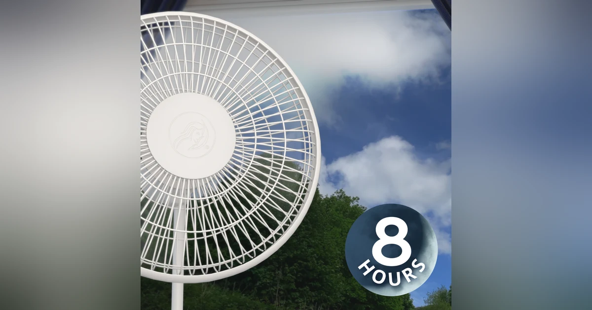 Fan Noise to Help You Concentrate | 8 Hour Fan Study Sounds
