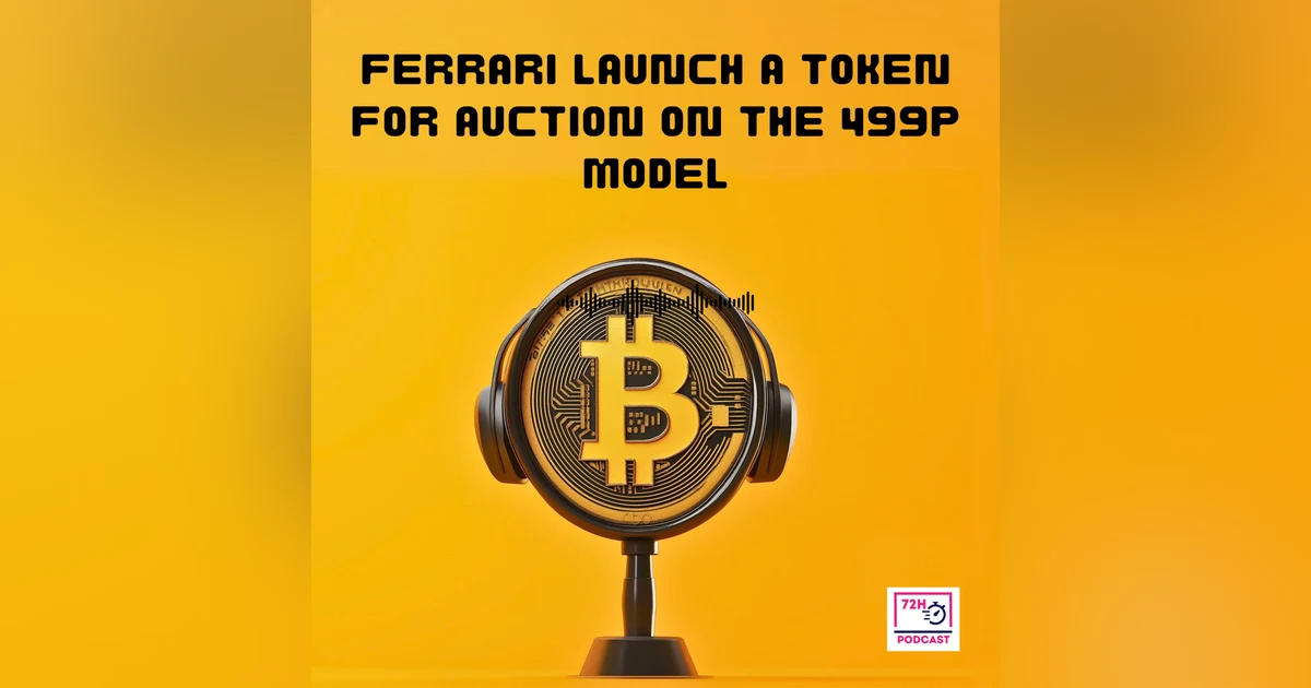 Ferrari launch a token for auction on the 499P model