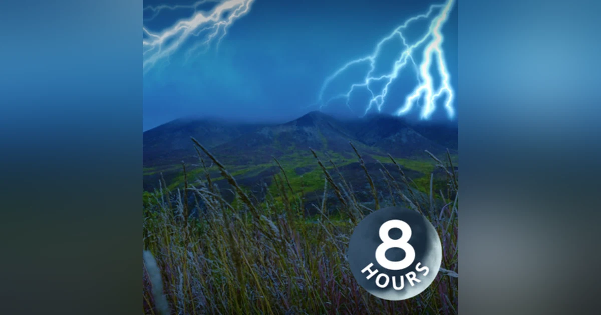 Thunder Ambience for Sleep or Relaxation I feat. Wind White Noise 8 Hours