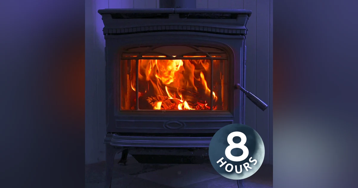 Wood Stove Fire Place Sounds | Crackling Fire Sleep Ambience